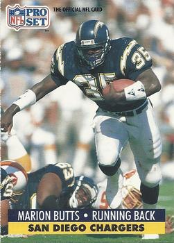 Marion Butts San Diego Chargers 1991 Pro set NFL #281